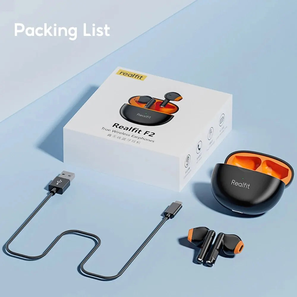 F2 Bluetooth Earphone Excellent HIFI Quality TWS Wireless Earbuds Wholesale for Realme Xiaomi